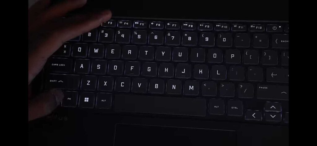 HP victus 16 keyboard